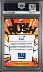 Graded 2025 Panini Rookies & Stars Jaxson Dart #6 Rookie Rush Rookie RC Football Card PSA 10 Gem Mint (ONLINE ORDER ONLY)