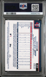 Graded 2025 Topps Brooks Lee #317 Rookie RC Baseball Card PSA 8 Near Mint (ONLINE ORDER ONLY)