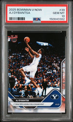 Graded 2025 Topps Bowman U Now AJ Dybantsa #39 Rookie RC Basketball Card PSA 10 Gem Mint (ONLINE ORDER ONLY)