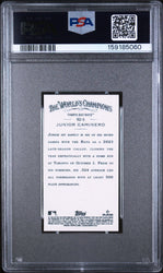 Graded 2024 Topps Allen & Ginter Junior Caminero #RD5 Rookie Design Variation Mini RC Baseball Card PSA 10 Gem Mint (ONLINE ORDER ONLY)