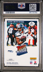 Graded 2023 Panini Instant Jaxon Smith Njigba #RRR27 Rated Rookie Retro RC Football Card PSA 10 Gem Mint (ONLINE ORDER ONLY)