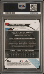Graded 2023 Topps Finest Jordan Walker #60 Rookie RC Baseball Card PSA 10 Gem Mint (ONLINE ORDER ONLY)