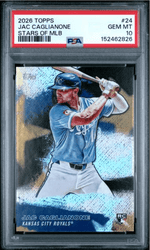 Graded 2026 Topps Jac Caglianone #24 Stars of MLB Rookie RC Baseball Card PSA 10 Gem Mint (ONLINE ORDER ONLY)