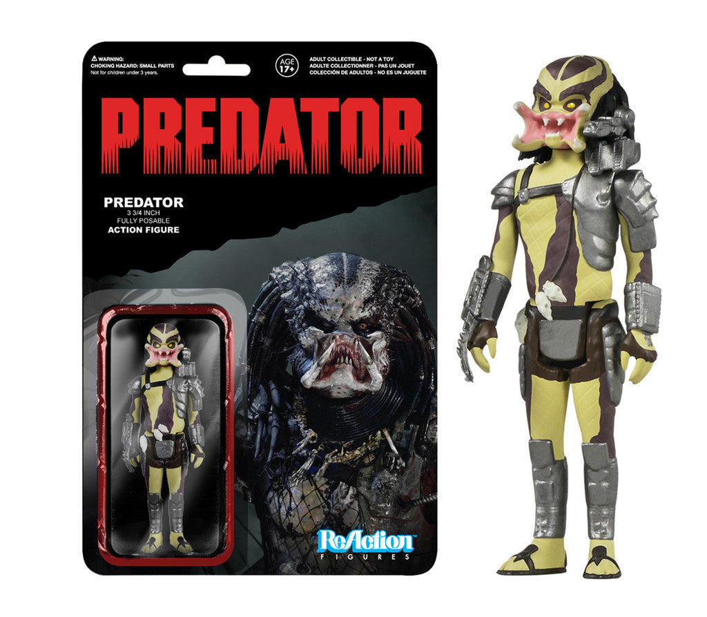 Funko ReAction Figures Predator - Predator (Unmasked, Open Mouth) (Online Order Only)