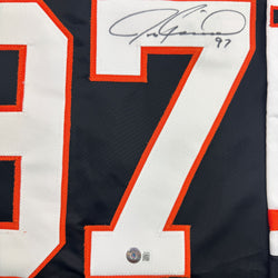 Autographed/Signed Jeremy Roenick Philadelphia Black Hockey Jersey Beckett BAS COA (ONLINE ORDER ONLY)