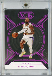 2024 Panini Noir LeBron James #2 Association Edition Pink /25 Basketball Card (ONLINE ORDER ONLY)