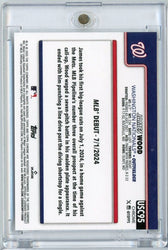 2025 Topps Chrome Update James Wood #USC95 Black Raywave Refractor /10 Rookie RC Baseball Card (ONLINE ORDER ONLY)