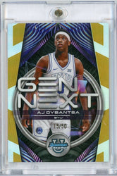 2025 Topps Bowman U Chrome AJ Dybantsa #GN1 Gen Next Gold /50 BYU Cougars Rookie RC Basketball Card (ONLINE ORDER ONLY)