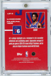 2025 Topps VJ Edgecombe #LST3 Limited Stock Legends Flash Drop /50 Rookie RC Basketball Card (ONLINE ORDER ONLY)