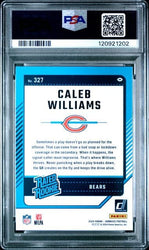 Graded 2024 Donruss Caleb Williams #327 Press Proof Yellow Rookie RC Football Card PSA 10 Gem Mint (ONLINE ORDER ONLY)