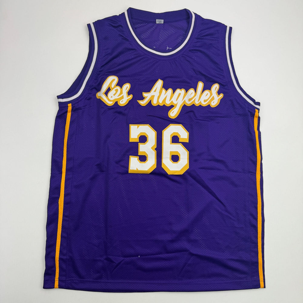 Autographed/Signed Marcus Smart Los Angeles Purple Basketball Jersey Beckett BAS COA (ONLINE ORDER ONLY)
