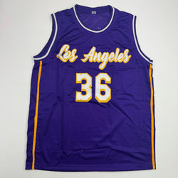 Autographed/Signed Marcus Smart Los Angeles Purple Basketball Jersey Beckett BAS COA (ONLINE ORDER ONLY)