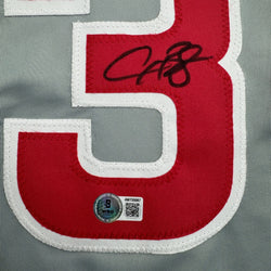 Autographed/Signed Alex Bregman Chicago Grey Baseball Jersey Beckett BAS COA (ONLINE ORDER ONLY)