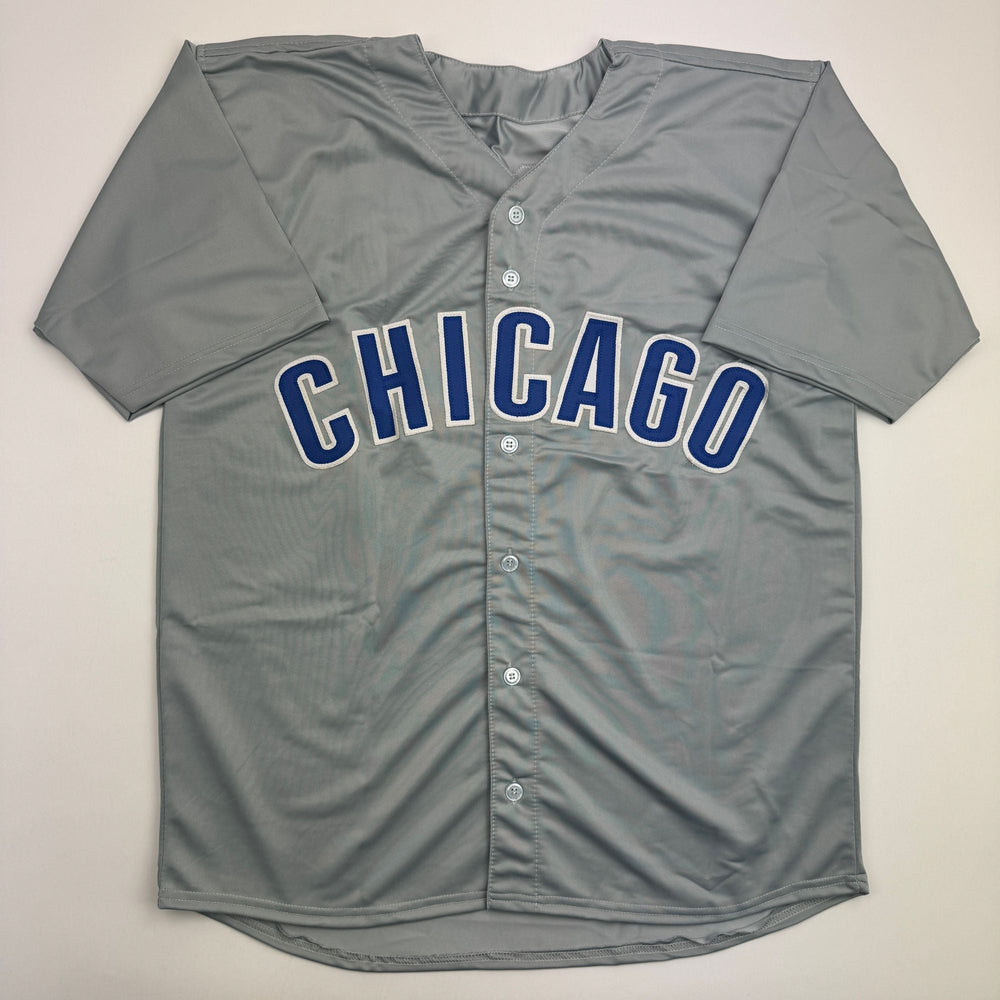 Autographed/Signed Alex Bregman Chicago Grey Baseball Jersey Beckett BAS COA (ONLINE ORDER ONLY)