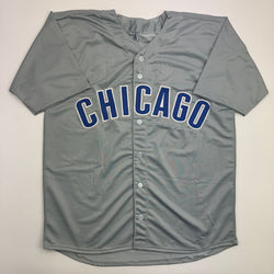 Autographed/Signed Alex Bregman Chicago Grey Baseball Jersey Beckett BAS COA (ONLINE ORDER ONLY)