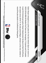 2025 Topps Now Dylan Harper #AR04 Orange Foil /25 2025-26 KIA NBA All Rookie First Team Selection San Antonio Spurs Rookie RC Basketball Card (ONLINE ORDER ONLY)