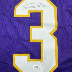 Autographed/Signed Jordan Addison Minnesota Purple Alternate Football Jersey JSA COA (ONLINE ORDER ONLY)