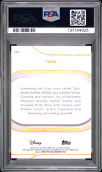 Graded 2025 Topps Chrome Disney Taka #197 Green Refractor /99 The Lion King Live Action Rookie RC Debut Card PSA 10 Gem Mint (ONLINE ORDER ONLY)