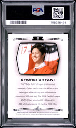Graded 2018 Leaf Shohei Ohtani #01 Retail Rookie RC Baseball Card PSA 10 Gem Mint (ONLINE ORDER ONLY)