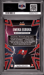 Graded 2025 Panini Phoenix Emeka Egbuka #47 Thunderbirds Rookie RC Football Card PSA 10 Gem Mint (ONLINE ORDER ONLY)