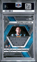 Graded 2025 Panini Mosaic Tetairoa McMillan #274 Mosaic Rookie RC Football Card PSA 10 Gem Mint (ONLINE ORDER ONLY)