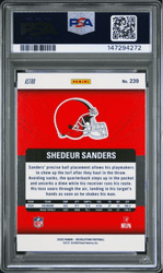 Graded 2025 Panini Revolution Shedeur Sanders #239 Red Astro Rookie RC Football Card PSA 10 Gem Mint (ONLINE ORDER ONLY)