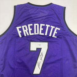 Autographed/Signed Jimmer Fredette Sacramento Purple Basketball Jersey JSA COA (ONLINE ORDER ONLY)