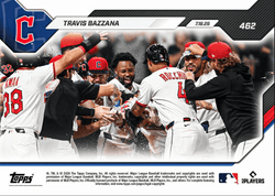 2026 Topps Now Travis Bazzana #462 2 Run Blast Delivers First Career Walk Off Home Run Cleveland Guardians Rookie RC Baseball Card (ONLINE ORDER ONLY)