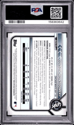 Graded 2022 Topps Bowman Colson Montgomery #BCP71 Chrome Prospects Atomic Refractor Rookie RC Baseball Card PSA 10 Gem Mint (ONLINE ORDER ONLY)