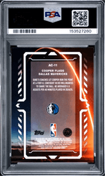 Graded 2025 Topps Chrome Cooper Flagg #AC11 Activators Raywave Rookie RC Basketball Card PSA 10 Gem Mint (ONLINE ORDER ONLY)