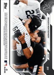 2026 Topps Now Braden Montgomery #311 Black Foil /10 5th in MLB History with Walk Off Home Run in Debut Chicago White Sox Rookie RC Baseball Card (ONLINE ORDER ONLY)