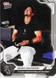 2026 Topps Now Braden Montgomery #311SP 5th in MLB History with Walk Off Home Run in Debut Chicago White Sox Rookie RC Baseball Card (ONLINE ORDER ONLY)