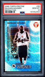 Graded 2002 Topps Pristine Dajuan Wagner #66 Refractors Rookie RC Basketball Card PSA 10 Gem Mint (ONLINE ORDER ONLY)