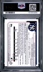 Graded 2024 Bowman Austin Wells #87 Mega Box Chrome Prospects Rookie RC Baseball Card PSA 10 Gem Mint (ONLINE ORDER ONLY)
