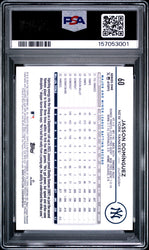 Graded 2024 Topps Jasson Dominguez #60 Holiday Rookie RC Baseball Card PSA 9 Mint (ONLINE ORDER ONLY)