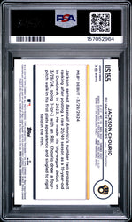 Graded 2024 Topps Update Jackson Chourio #US155 Rookie RC Baseball Card PSA 9 Mint (ONLINE ORDER ONLY)
