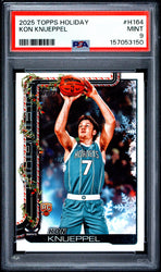 Graded 2025 Topps Holiday Kon Knueppel #H164 Rookie RC Basketball Card PSA 9 Mint (ONLINE ORDER ONLY)