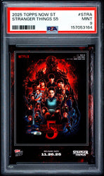 Graded 2025 Topps Now Stranger Things #STRA Netflix Card PSA 9 Mint (ONLINE ORDER ONLY)