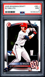 Graded 2025 Topps Bowman Draft Eli Willits #BD1 Rookie RC Baseball Card PSA 9 Mint (ONLINE ORDER ONLY)