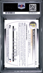 Graded 2025 Topps Bowman Draft Seth Hernandez #BD25 Rookie RC Baseball Card PSA 10 Gem Mint (ONLINE ORDER ONLY)
