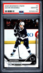 Graded 2025 Topps Bowman U Now Gavin McKenna #3 Rookie RC Hockey Card PSA 10 Gem Mint (ONLINE ORDER ONLY)