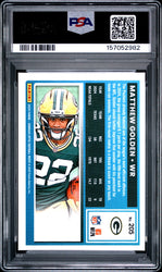 Graded 2025 Panini Donruss Optic Matthew Golden #205 Rookie RC Football Card PSA 9 Mint (ONLINE ORDER ONLY)