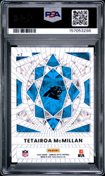 Graded 2025 Panini Donruss Optic Tetairoa McMillan #2 Diamond Hands Rookie RC Football Card PSA 10 Gem Mint (ONLINE ORDER ONLY)