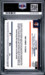 Graded 2025 Topps Chrome Update Brooks Lee #USC6 Refractor Rookie RC Baseball Card PSA 9 Mint (ONLINE ORDER ONLY)