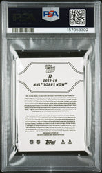 Graded 2025 Topps Now Matthew Schaefer #77 Rookie RC Hockey Card PSA 10 Gem Mint (ONLINE ORDER ONLY)