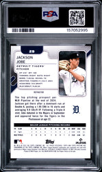 Graded 2025 Topps Pristine Jackson Jobe #29 Refractor Rookie RC Baseball Card PSA 9 Mint (ONLINE ORDER ONLY)
