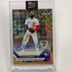 2025 Topps Now Vladimir Guerrero Jr #891C Foilfractor Auto 1/1 Slugger Named ALCS MVP After Dominant 3 HR Series Toronto Blue Jays Baseball Card (ONLINE ORDER ONLY)