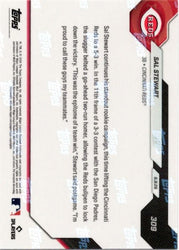 2026 Topps Now Sal Stewart #309 Orange Foil /25 2nd Home Run in 11th Delivers Reds Win in San Diego Cincinnati Reds Rookie RC Baseball Card (ONLINE ORDER ONLY)