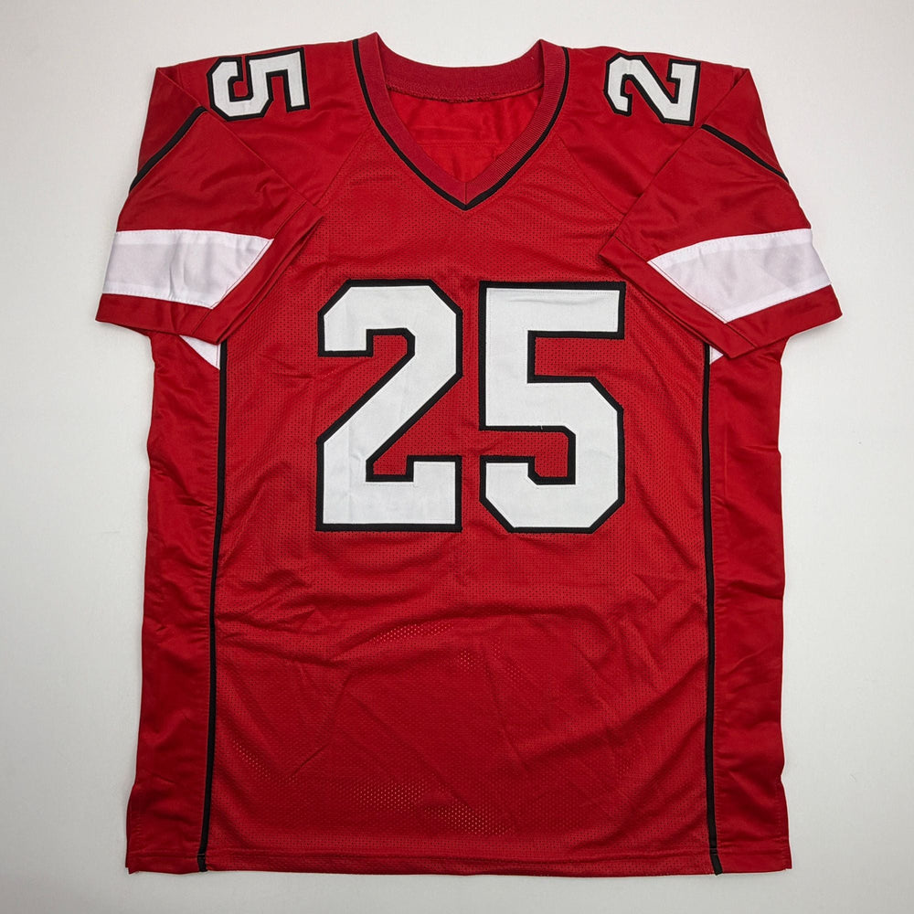 Autographed/Signed Zaven Collins Arizona Red Football Jersey Beckett BAS COA (ONLINE ORDER ONLY)