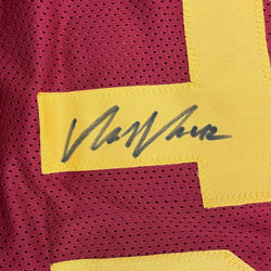 Autographed/Signed Uchenna Nwosu USC Southern Cal Red College Football Jersey Beckett BAS COA (ONLINE ORDER ONLY)